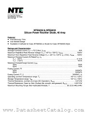 NTE6032 datasheet pdf NTE Electronics