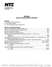 NTE6092 datasheet pdf NTE Electronics