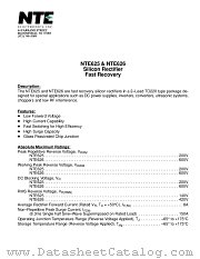 NTE625 datasheet pdf NTE Electronics