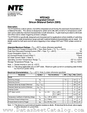 NTE6403 datasheet pdf NTE Electronics