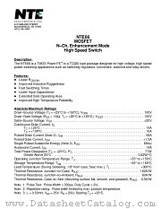 NTE66 datasheet pdf NTE Electronics