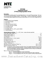 NTE7005 datasheet pdf NTE Electronics
