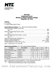 NTE7022 datasheet pdf NTE Electronics