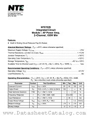 NTE7029 datasheet pdf NTE Electronics