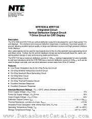 NTE7104 datasheet pdf NTE Electronics