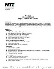 NTE7058 datasheet pdf NTE Electronics