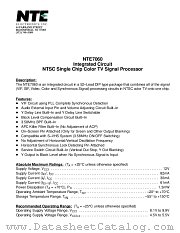 NTE7060 datasheet pdf NTE Electronics