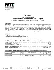 NTE7069 datasheet pdf NTE Electronics