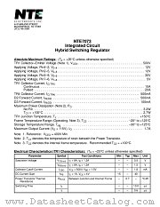 NTE7073 datasheet pdf NTE Electronics