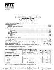 NTE7093 datasheet pdf NTE Electronics