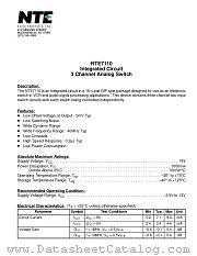 NTE7110 datasheet pdf NTE Electronics