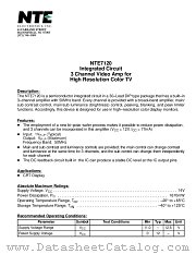 NTE7120 datasheet pdf NTE Electronics