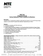 NTE7136 datasheet pdf NTE Electronics