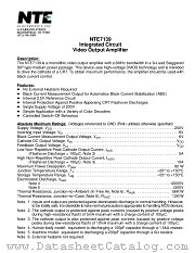 NTE7139 datasheet pdf NTE Electronics