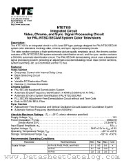 NTE7150 datasheet pdf NTE Electronics