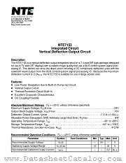 NTE7153 datasheet pdf NTE Electronics