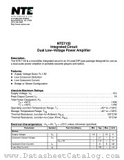 NTE7155 datasheet pdf NTE Electronics