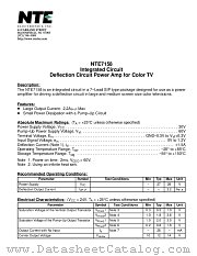 NTE7158 datasheet pdf NTE Electronics