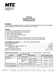 NTE748 datasheet pdf NTE Electronics
