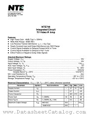 NTE749 datasheet pdf NTE Electronics