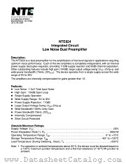 NTE824 datasheet pdf NTE Electronics