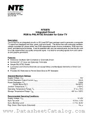NTE879 datasheet pdf NTE Electronics