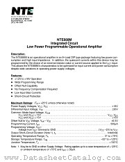 NTE888 datasheet pdf NTE Electronics