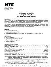 NTE894SM datasheet pdf NTE Electronics