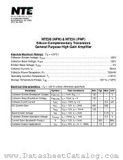 NTE90 datasheet pdf NTE Electronics