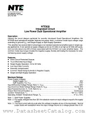 NTE928 datasheet pdf NTE Electronics
