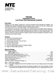 NTE928S datasheet pdf NTE Electronics