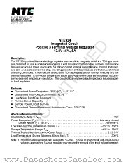 NTE934 datasheet pdf NTE Electronics