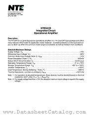 NTE941D datasheet pdf NTE Electronics