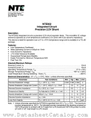 NTE952 datasheet pdf NTE Electronics