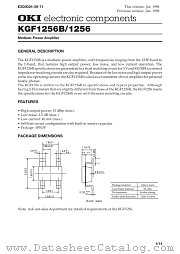 KGF1256 datasheet pdf OKI electronic components