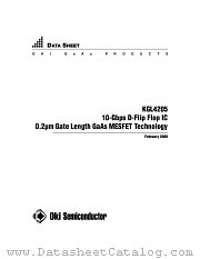 KGL4205 datasheet pdf OKI electronic components