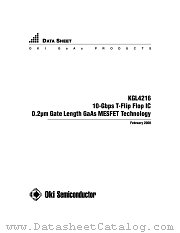 KGL4216 datasheet pdf OKI electronic components