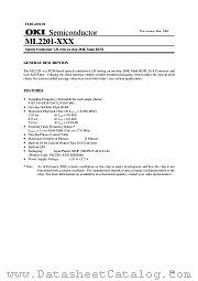 ML2201 datasheet pdf OKI electronic components