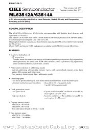 ML63512A datasheet pdf OKI electronic components