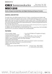 MSC1208 datasheet pdf OKI electronic components