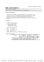MSC23109D datasheet pdf OKI electronic components