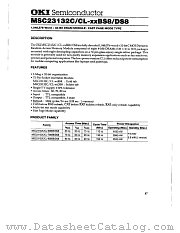 MSC23132CL-XXDS8 datasheet pdf OKI electronic components