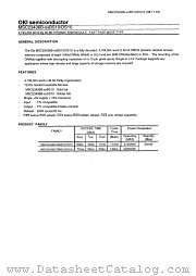 MSC23436B-XXBS10 datasheet pdf OKI electronic components
