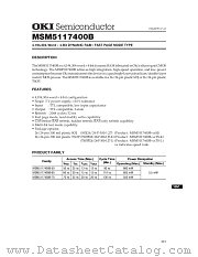 MSM5117400B datasheet pdf OKI electronic components
