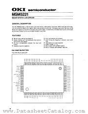MSM5221 datasheet pdf OKI electronic components