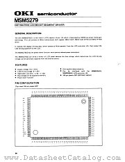 MSM5279 datasheet pdf OKI electronic components