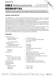 MSM64P164 datasheet pdf OKI electronic components