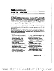 MSM7570 datasheet pdf OKI electronic components