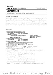 MSM7731-02 datasheet pdf OKI electronic components