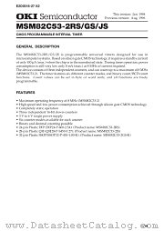 MSM82C53-2JS datasheet pdf OKI electronic components